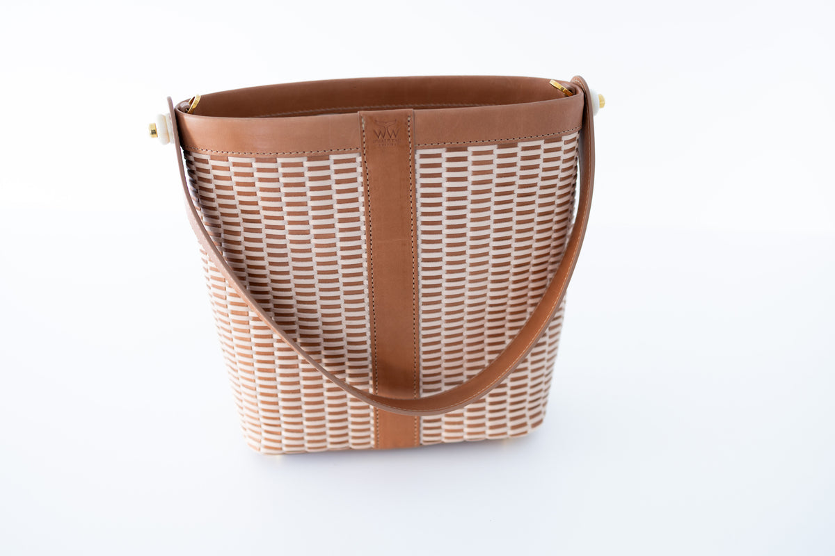 Leather Nantucket Lightship Basket (NLB)