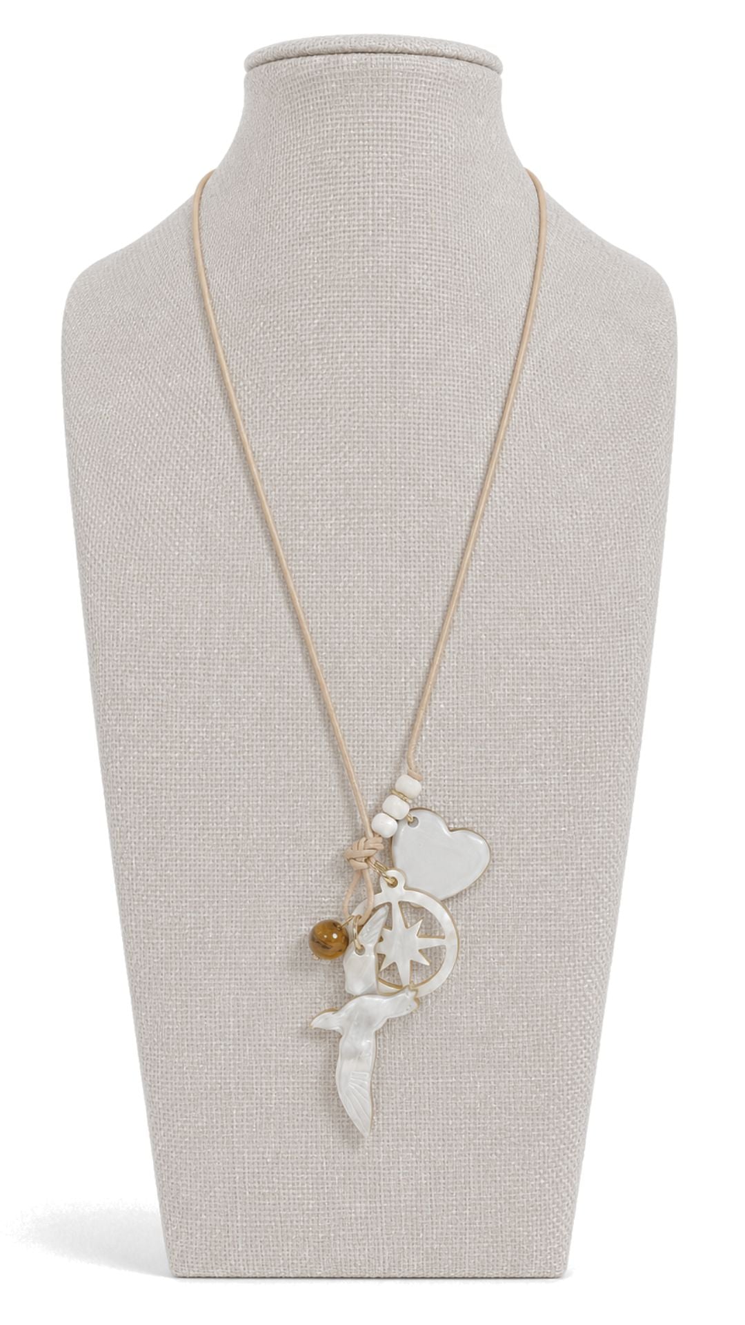 The Nautically Knotted Necklace - Gull Tri-Charm