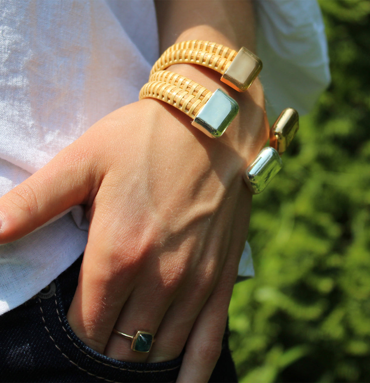 The Whaler’s Girlfriend Cuff in Silver