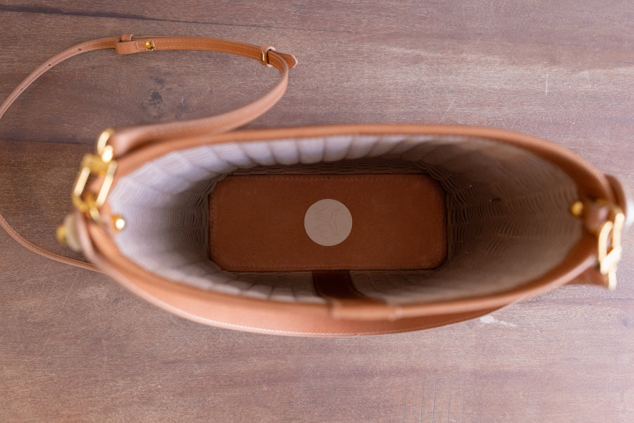 Leather Lightship Basket - Bucket