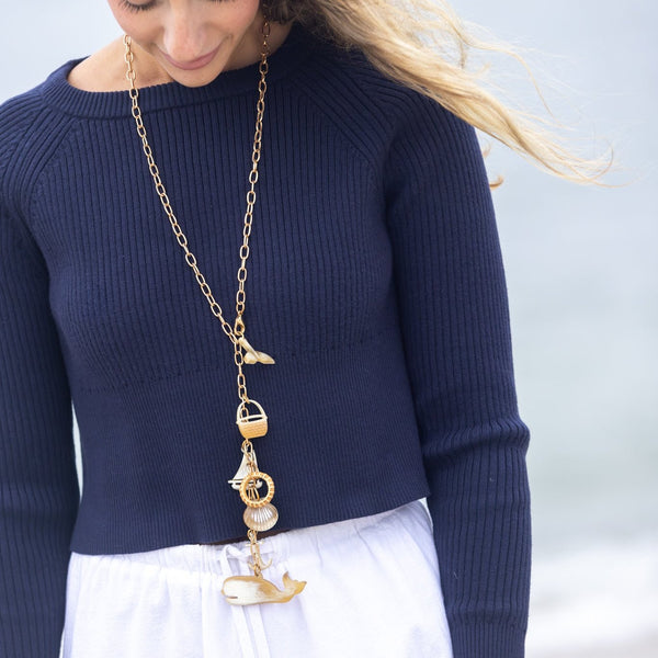 The (Nautically) Charmed Necklace - Collar Style