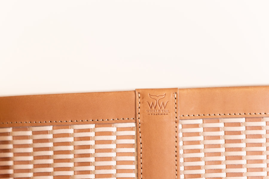 Leather Lightship Basket - Bucket